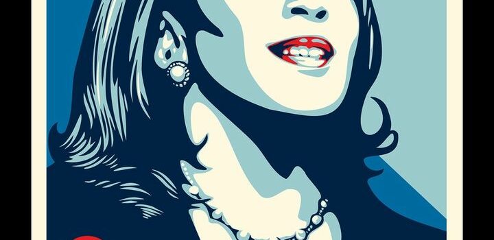 Shepard Fairey ha pubblicato il poster di Kamala Harris "FORWARD (2024)"