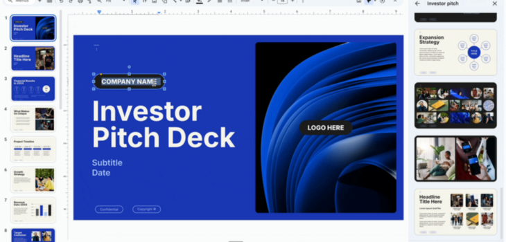 Google Slides ha presentato una nuova libreria di templates professionali